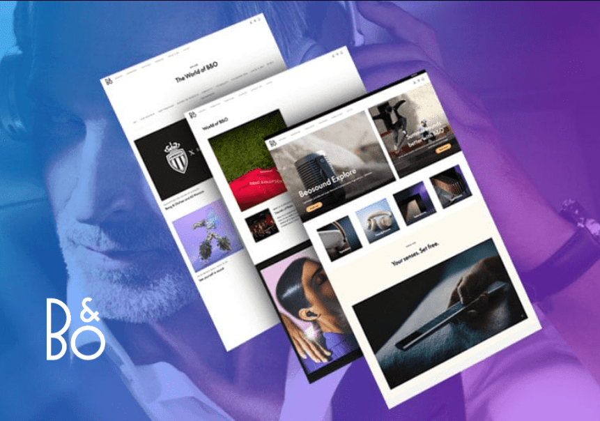 Bang & Olufsen editorial experience — Bang & Olufsen Luxury Audio project by Rainmaker Art